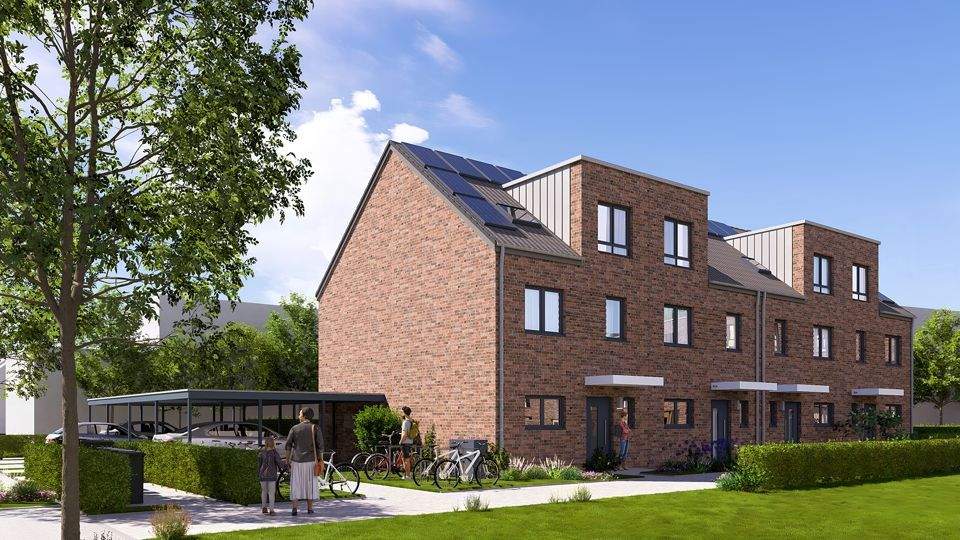 Thumbnail-Modernes Reihenendhaus (Neubau) in schöner Wohnlage in Leverkusen-Steinbüchel