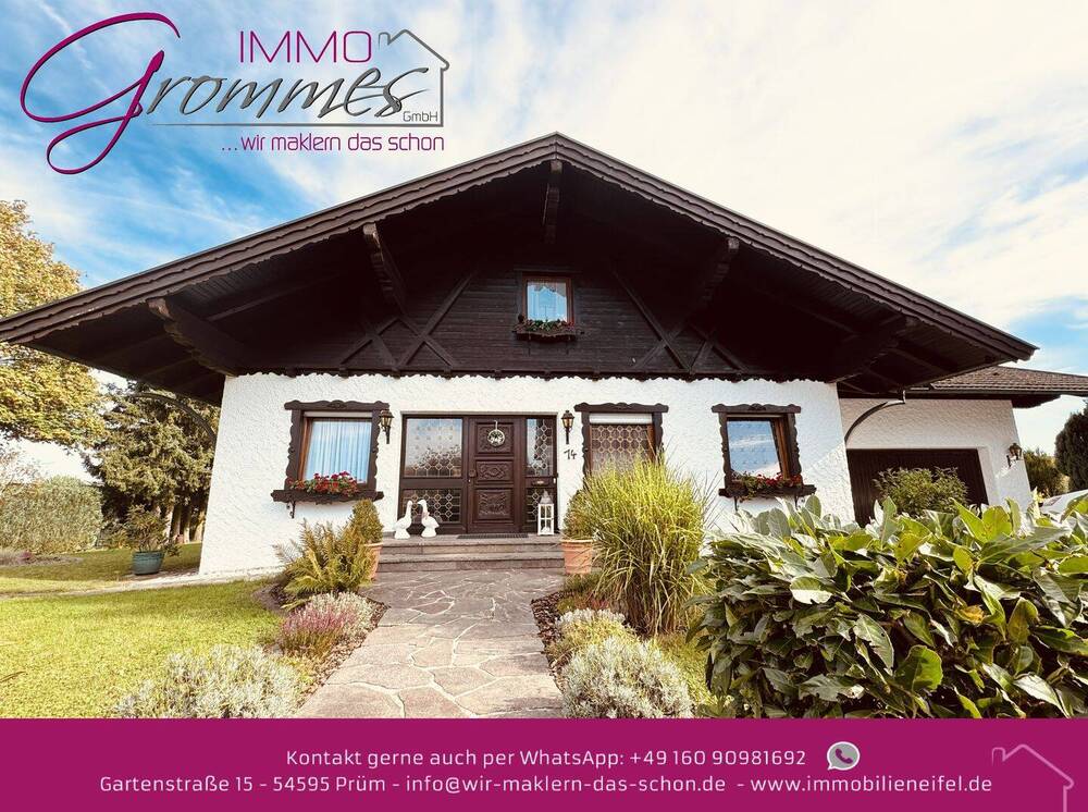 Thumbnail-*WITTLICH * NIEDERÖFFLINGEN * Nahe HASBORN ALTRICH SALMTAL *** Schwarzwald-Stil in der Eifel *** Landleben *** Bungalow-Einfamilienhaus *** Ferienhau