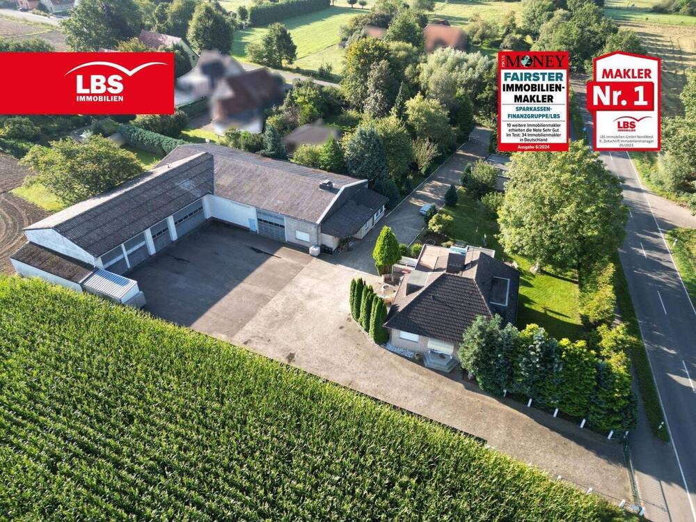 Thumbnail-Einmalig - Zwei Gewerbehallen mit charmantem Wohnhaus und Betriebswohnung auf großem Grundstück...
