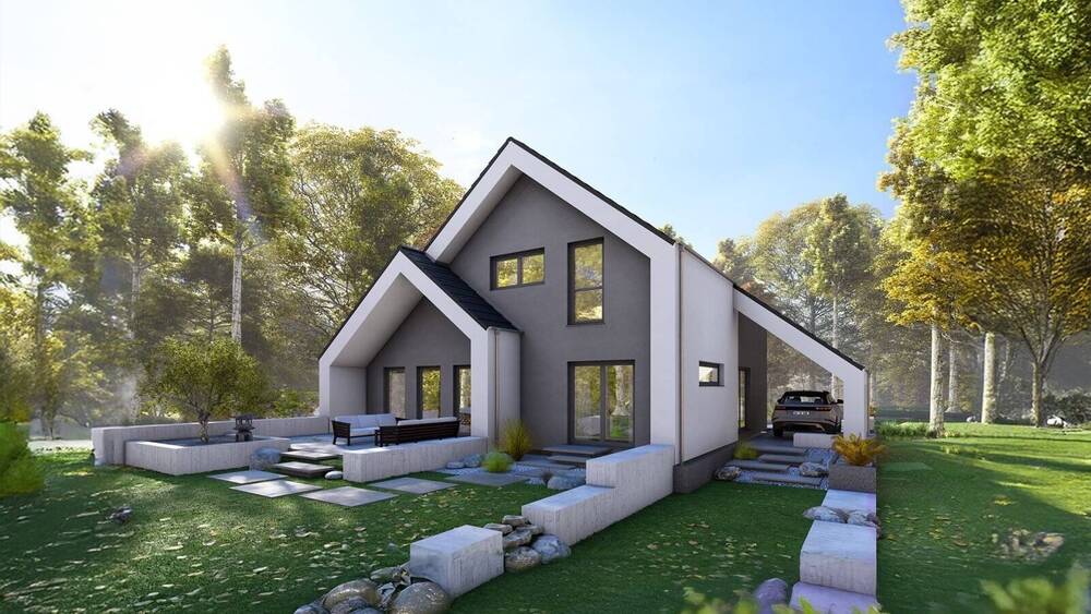 Thumbnail-ARCHITEKTENHAUS MIT GRUNDSTÜCK, MODERNES WOHNEN MIT STIL UND KOMFORT