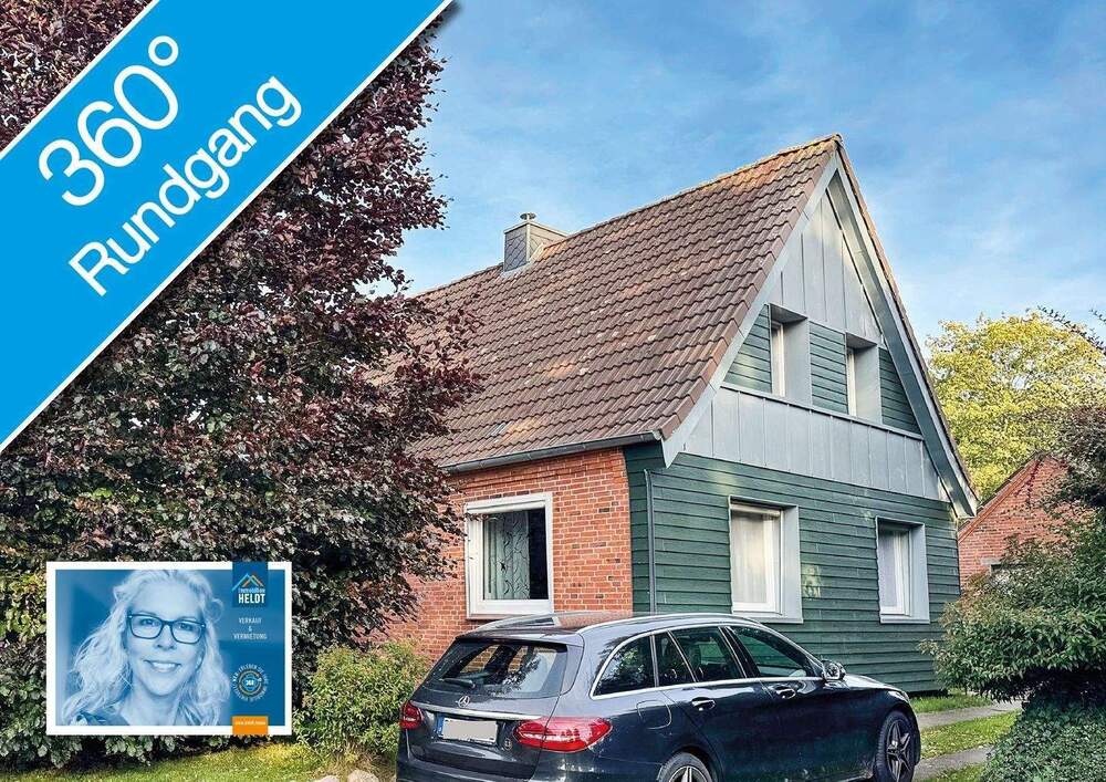 Thumbnail-FREI ab 1. Feb. 2026 *hygge* schönes gr. Eckgrundstück teil-gedämmtes & modernisiertes Haus Garage