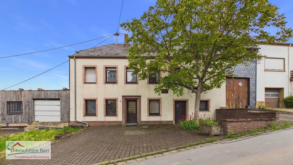 Thumbnail-GRENZE L-REMICH: RENOVIERUNGSBEDÜRFTIGES BAUERNHAUS MIT GROßER SCHEUNE UND GARAGE IN METTLACH-FAHA