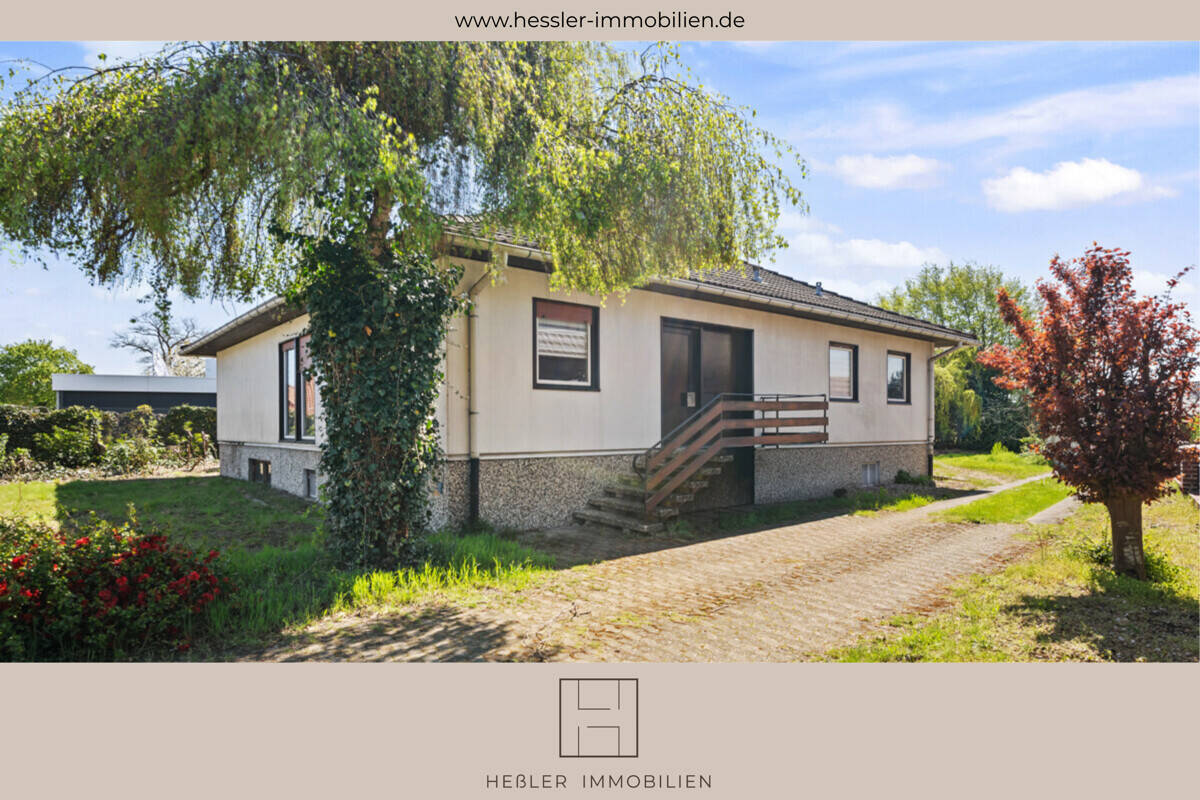 Thumbnail-Schwarme | Bungalow mit Vollunterkellerung und Garten