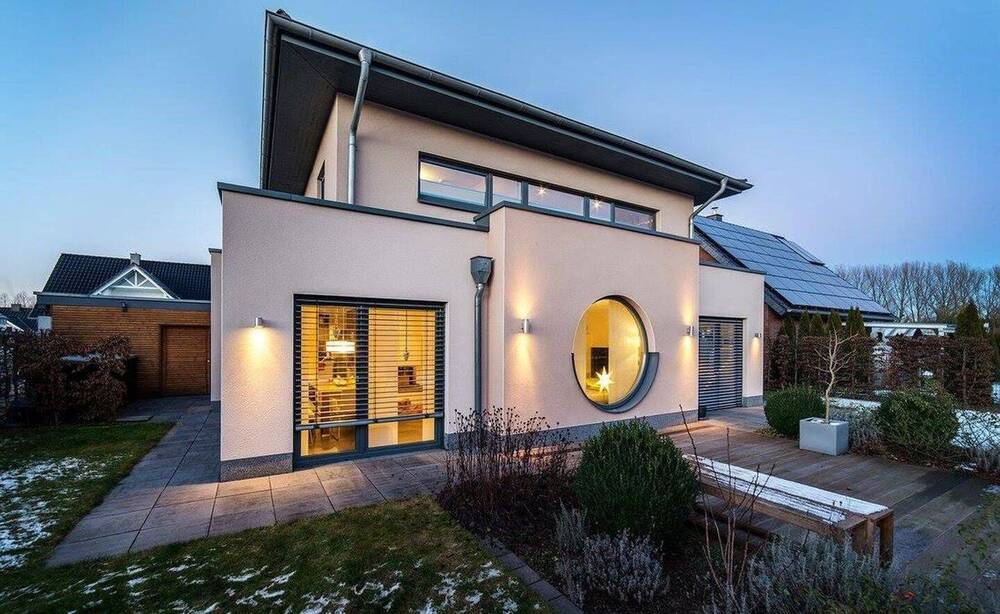 Thumbnail-Architektenhaus in moderner Staffelgeschoss-Bauweise