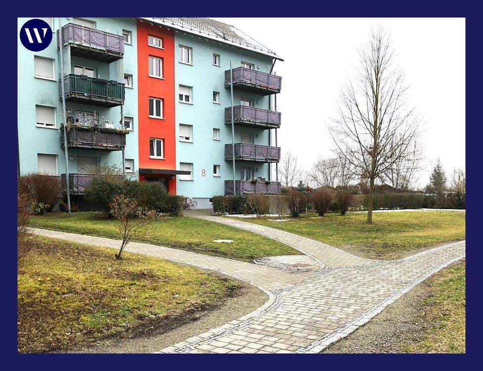 Thumbnail-2-Zimmer-Wohnung mit Balkon, Hochparterre, Tageslichtbad mit Wanne, Abstellraum + Keller