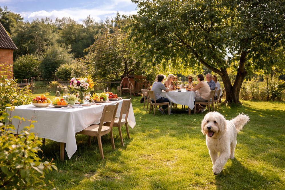 Thumbnail-Frühlingsidylle zwischen HH & Berlin - Bauernhaus, Scheune, Teich, Streuobstwiese
