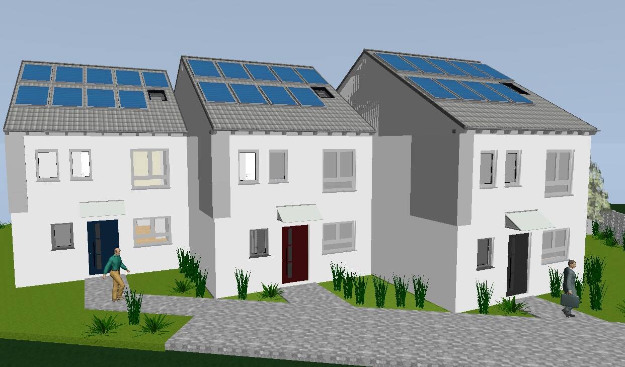 Thumbnail-Reihenmittelhaus als KfW-40 Haus mit hochwertiger Ausstattung