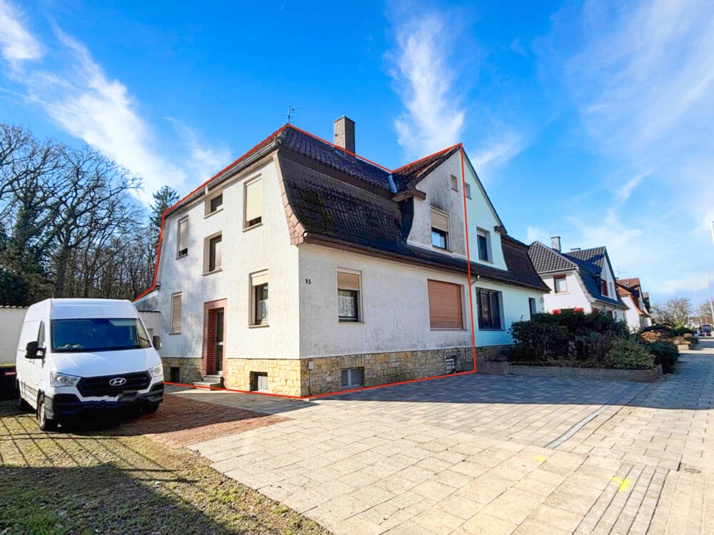 Thumbnail-Doppelhaushälfte mit 2 Wohneinheiten und Garagen in Osnabrück-Eversburg