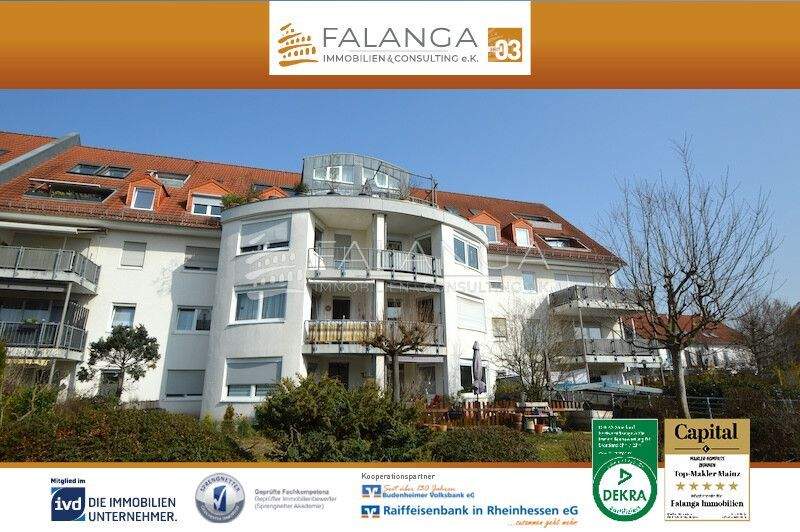 Thumbnail-Falanga Immobilien-Gepflegte, ruhig gelegen & gut aufgeteilte Whg. mit Sonnenbalkon in Mainz-Kastel!