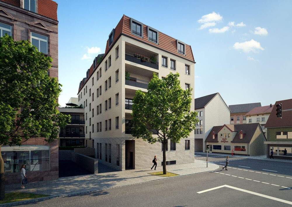 Ihr Blick auf Ihre Loggia in der 3. Etage