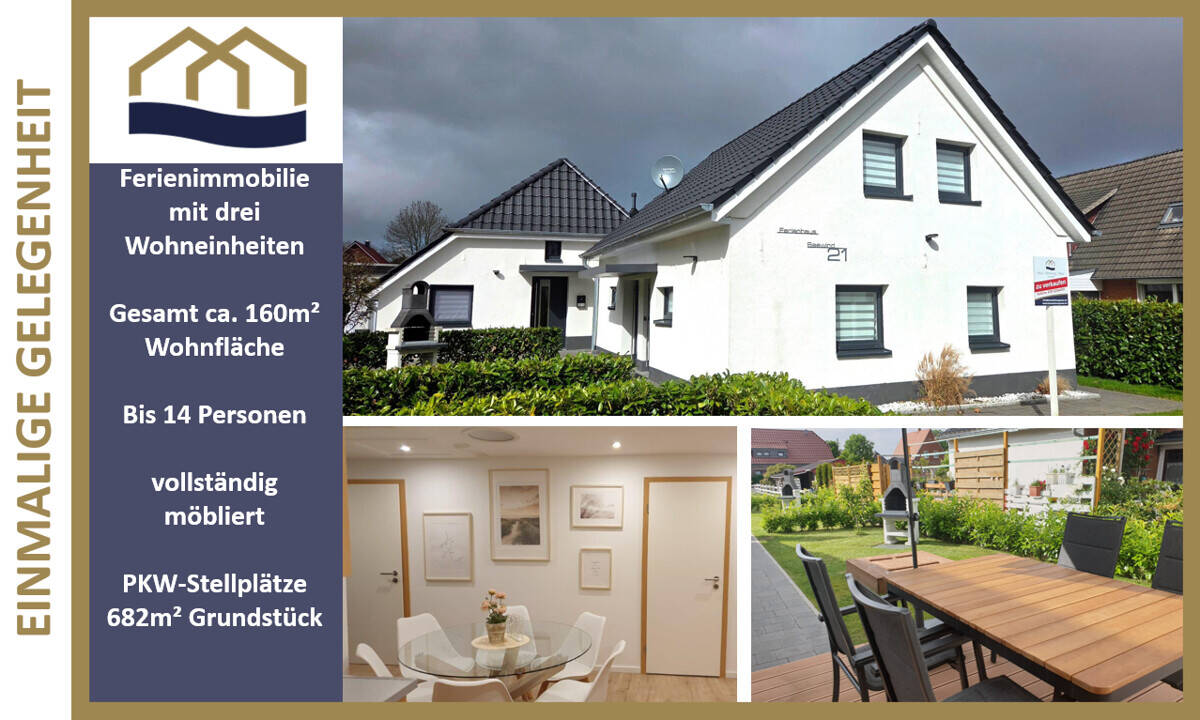 Thumbnail-Komplett kernsanierte Ferienimmobilie mit drei Wohneinheiten - vielseitig & komplett ausgestattet