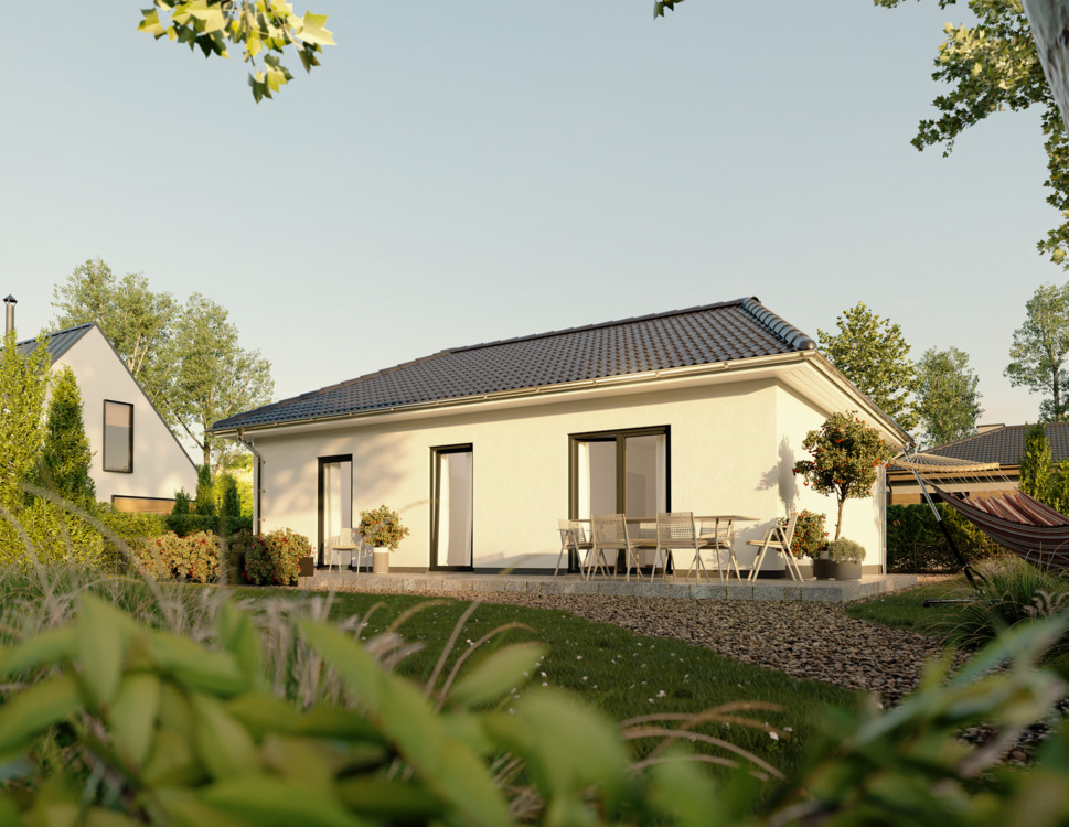 Thumbnail-Bezahlbares Eigentum statt Miete – Neubau-Bungalow mit nur ca. 40 m²