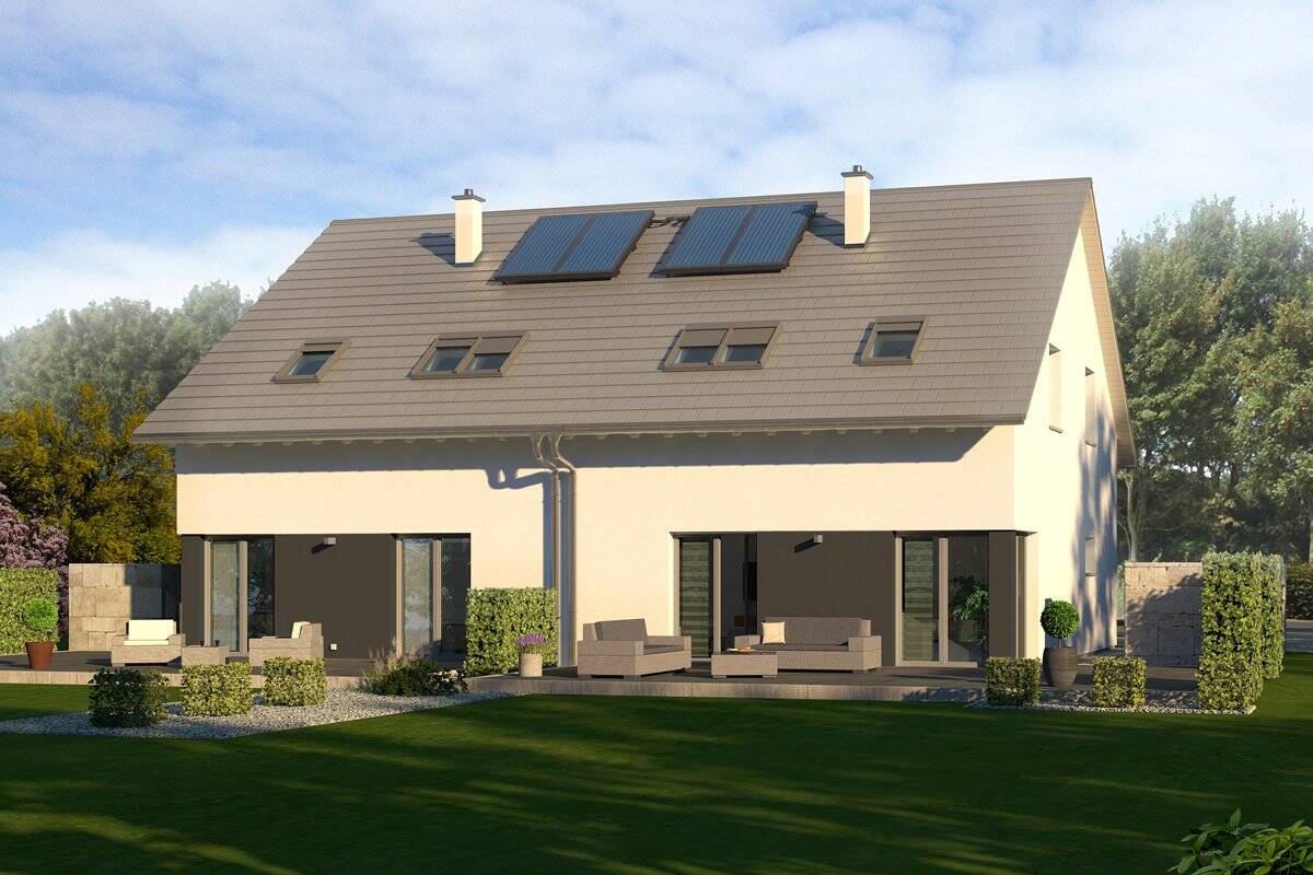 Thumbnail-Doppelhaus - Platz für 2 Familien - mit Förderung und Eigenleistung ins Eigenheim