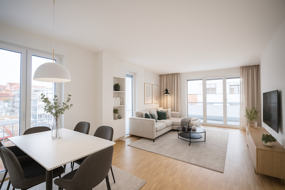 Thumbnail-Moderner Neubau mit großzügigem Wohnbereich und großem Garten!