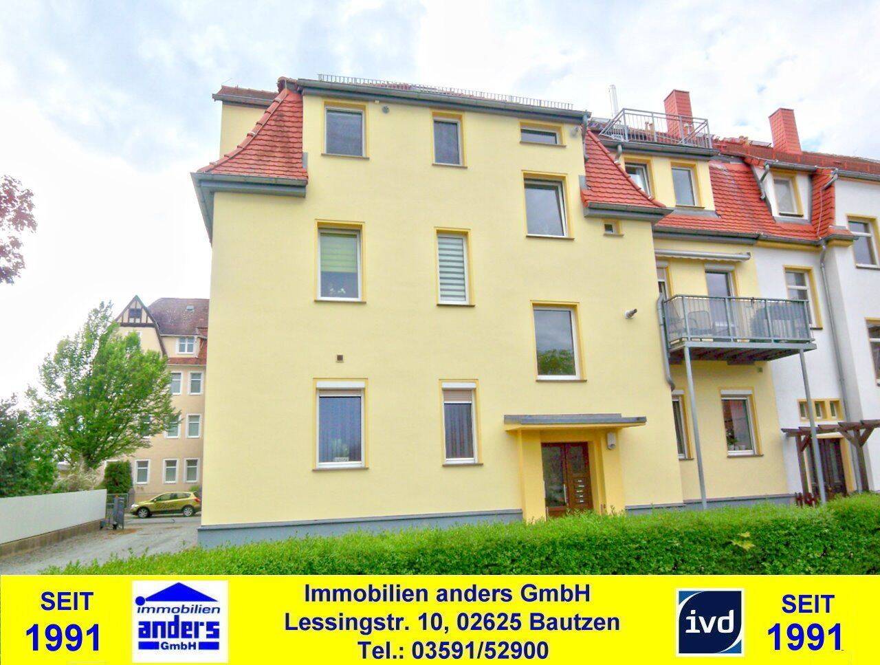 Thumbnail-Moderne 2-Raum-Wohnung mit Balkon - EBK - PKW-SP - gem. Grundstück mit Sitzecke in Bautzen