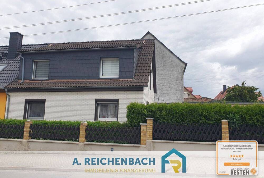 Thumbnail-Doppelhaushälfte mit separatem Bungalow in Eilenburg - Berg zu verkaufen! Ab mtl. 706,92 EUR Rate!
