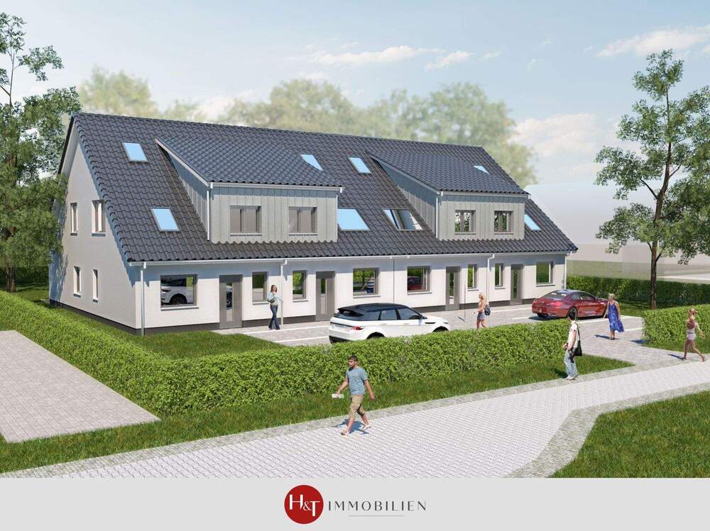 Thumbnail-Wohnen im Grünen: Neubau von vier Reihenhäusern in Melchiorshausen