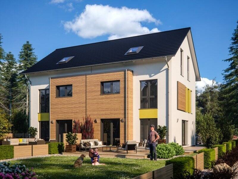 Thumbnail-Bezugsfertige, attraktive DHH Torino, wie Abb., incl. Grundstück zzgl. NK