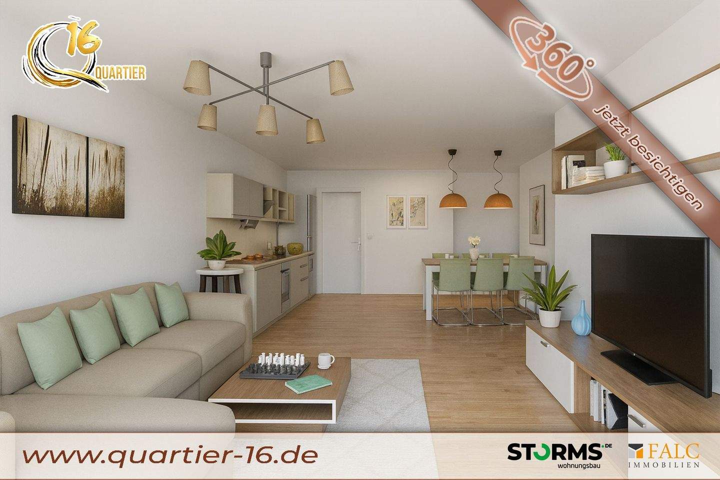 Thumbnail-Obergeschosswohnung (WE-7) - 85,69 m² - 2 Zimmer