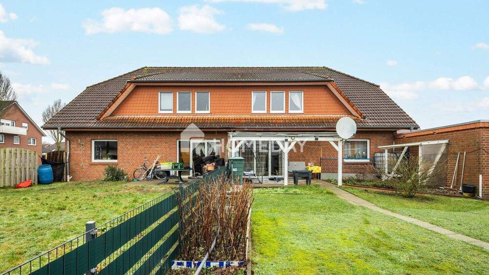 Thumbnail-Attraktives Mehrfamilienhaus mit 4 WEs, Garten und Garagen in Bersenbrück