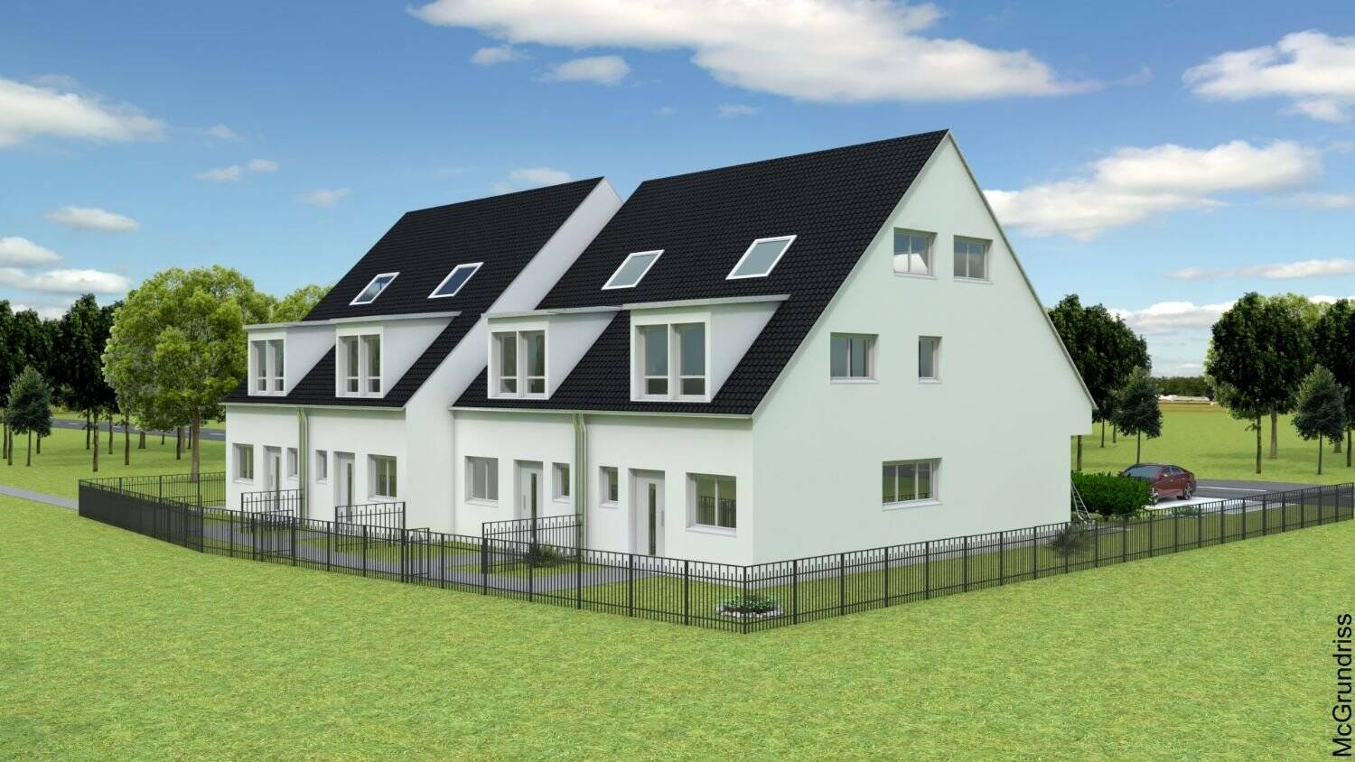 Thumbnail-***250 m zur S-Bahn***Neubau eines modernen Reihenhauses am Högenbach in Pommelsbrunn***