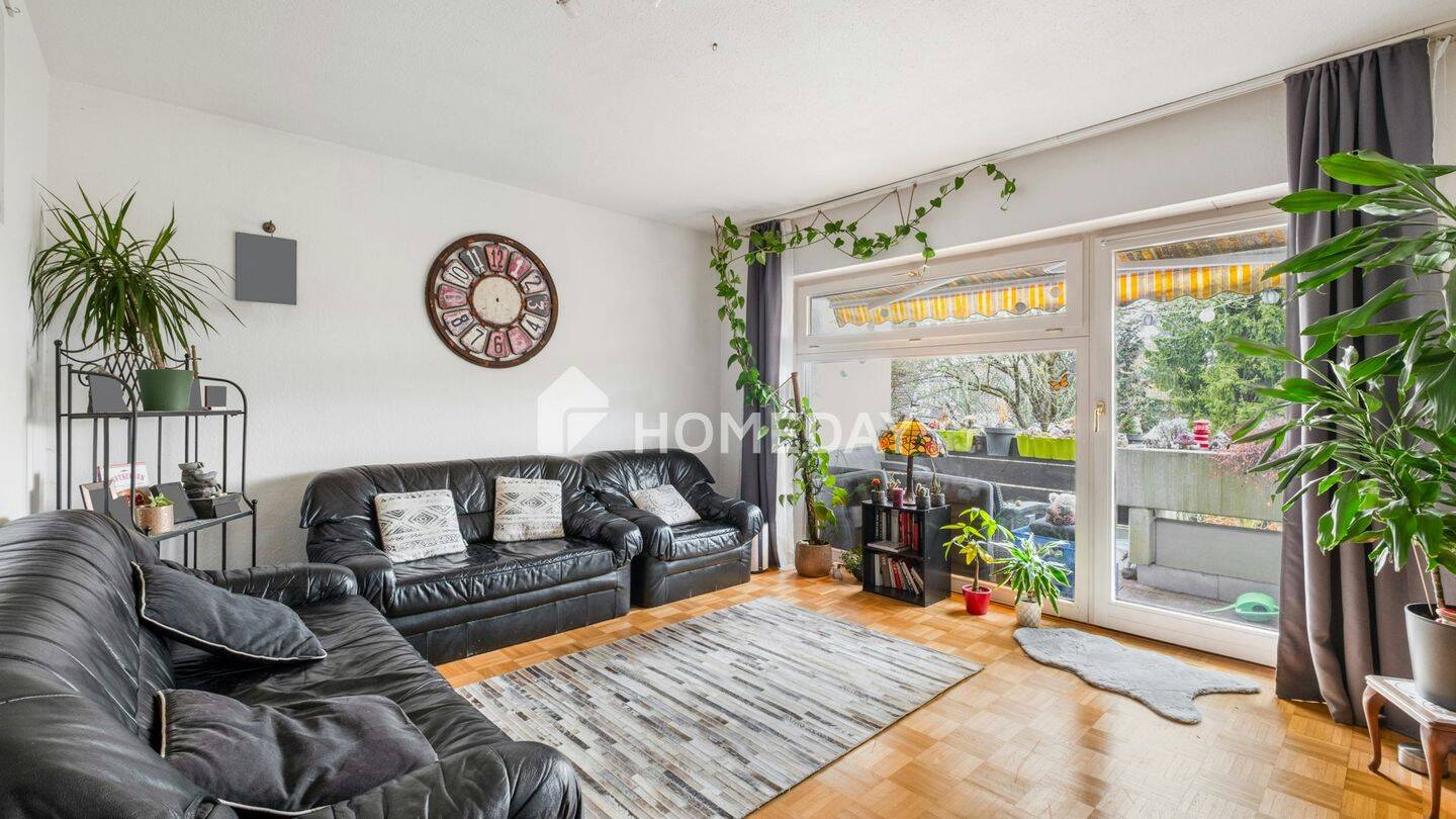 Thumbnail-Urbaner Rückzugsort mit Weitblick: Etagenwohnung mit Balkon und Tiefgarage