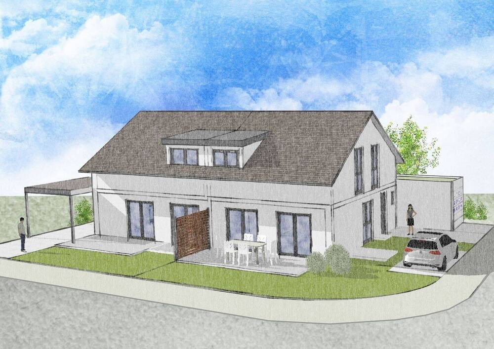 Thumbnail-Rarität in Gärtringen: Ein Doppelhaus, das auch im Alter noch passt!