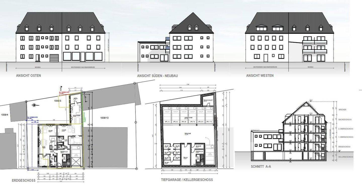 Vorbescheid Neu ca. 520m²