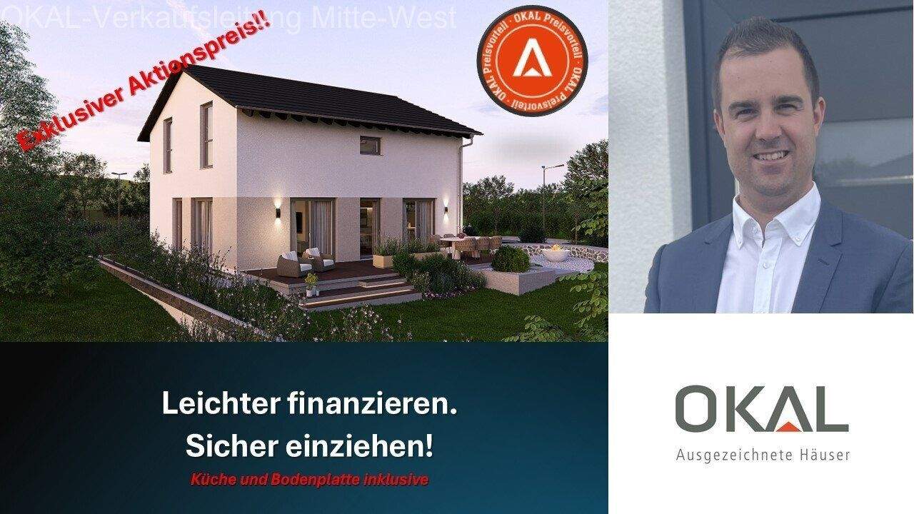 Thumbnail-AKTION !!! KLARE LINIEN, OFFENES LEBEN, PERFEKT FÜR FAMILIEN - Malervorbereitet inkl. Grundstück