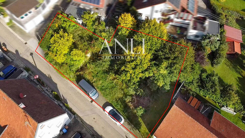 Thumbnail-Baugrundstück mit genehmigtem Bauantrag: Einfamilienhaus mit ELW in Syrgenstein - PROVISIONSFREI