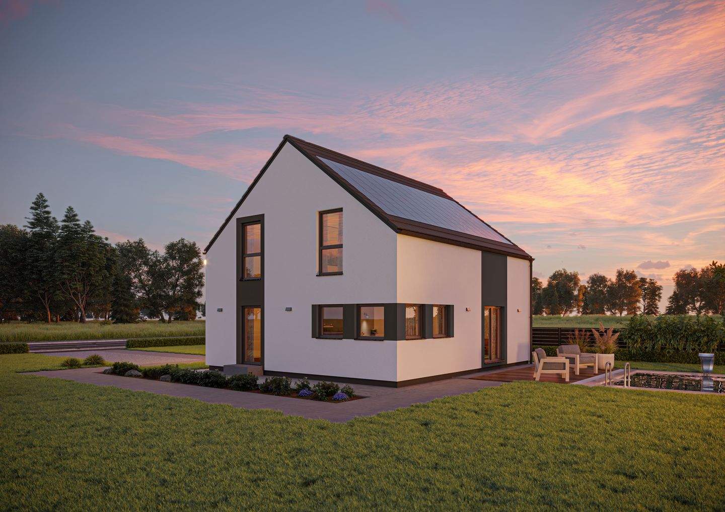 Thumbnail-Perfekte Harmonie: Haus, Grundstück & Finanzierung aus einer Hand.