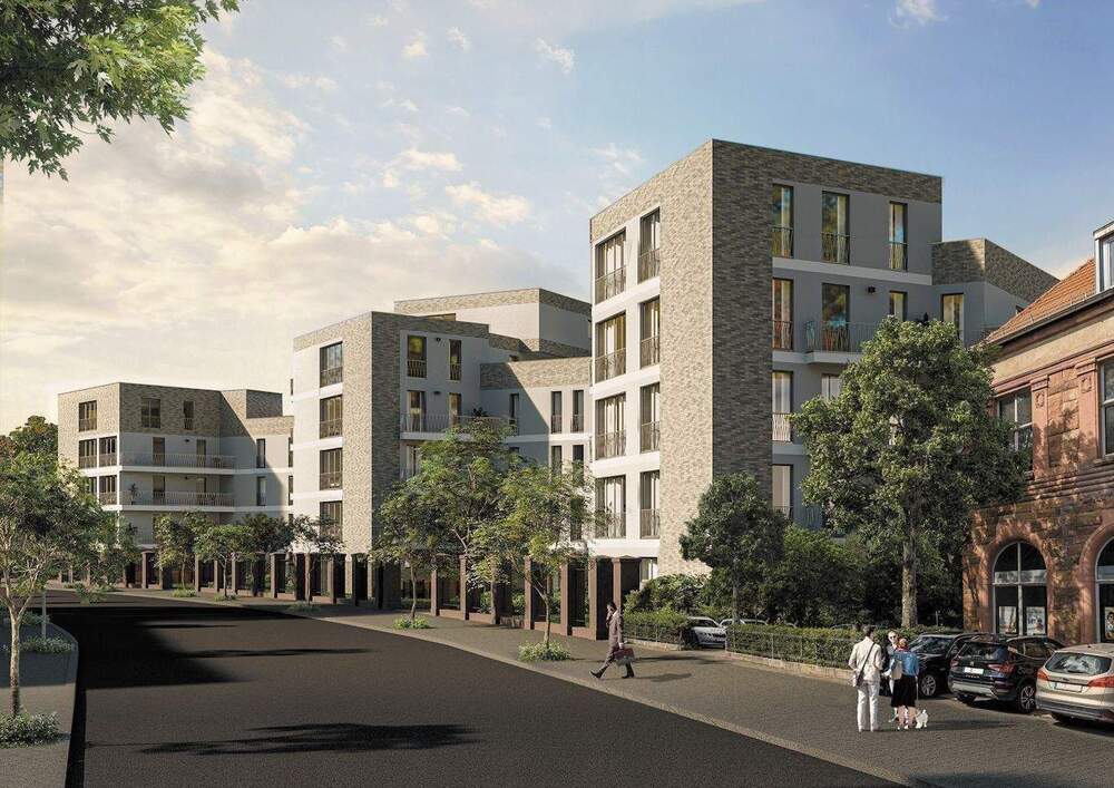 Thumbnail-Zentrumslage mit Blick ins Grüne - EBK inklusive - Mietzeit begrenzt