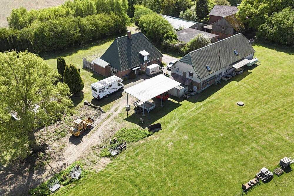 Thumbnail-Eigennutzer, Handwerker, Schrauber, Tierfreunde. Werkstatt mit Bauernhaus und großem Grundstück