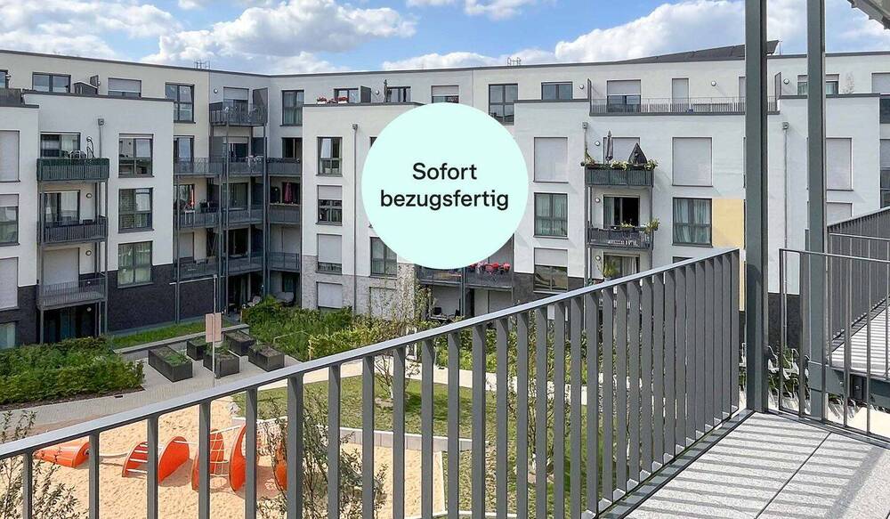 Ihr Balkon mit Blick auf den Spielplatz
