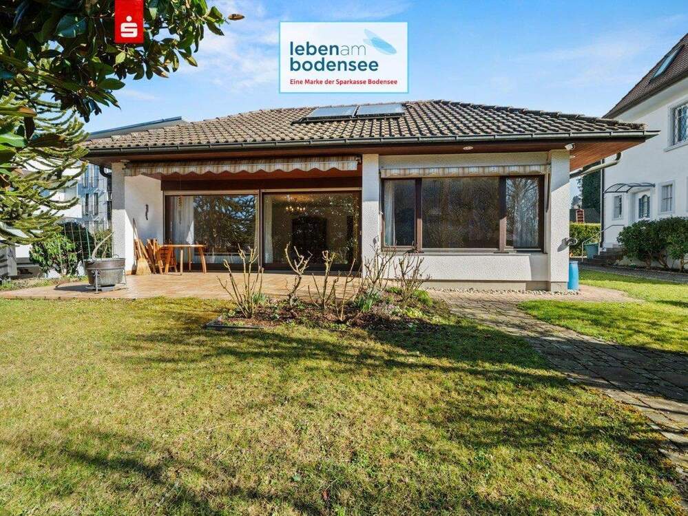 Thumbnail-Grundsolider freistehender Bungalow mit schönem Garten und Garage in stadtnaher Lage