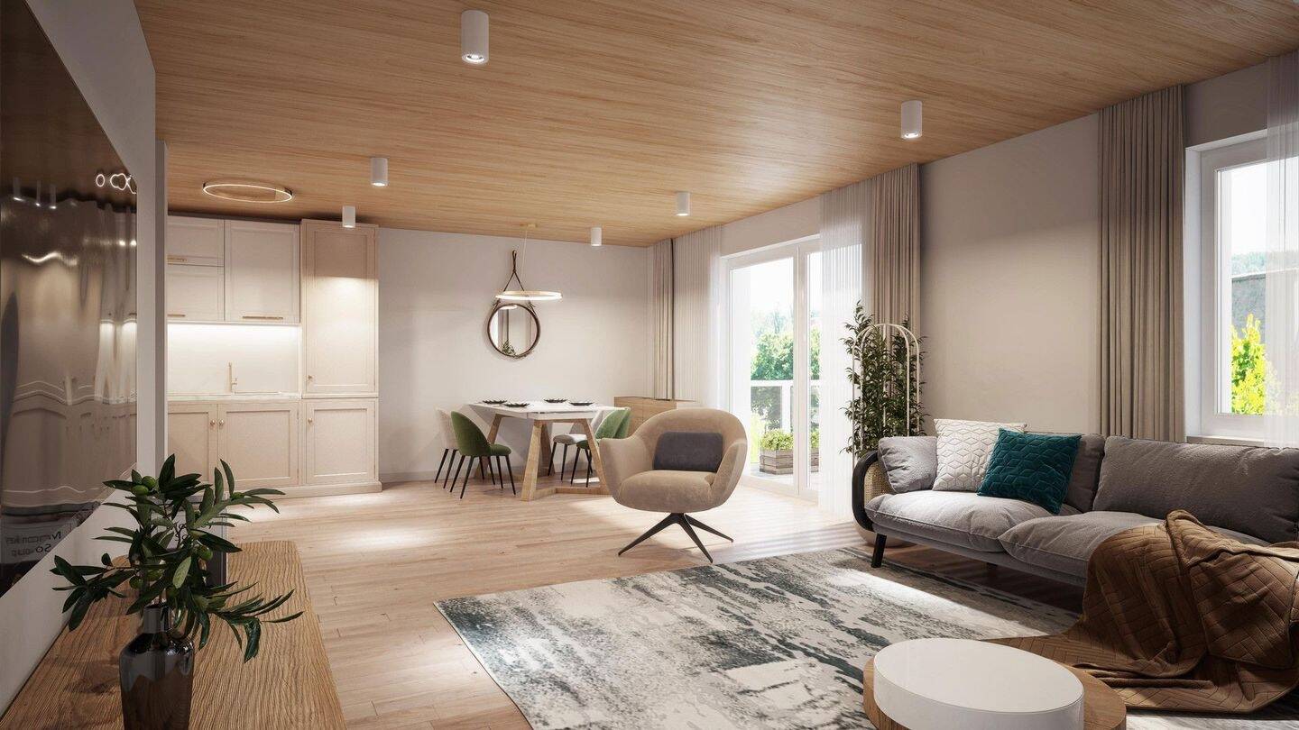 Thumbnail-Citywohnen Murrgärten - Haus 3 oder 4 - 1.OG - Wohnung 05 mit 8,4m² Balkon