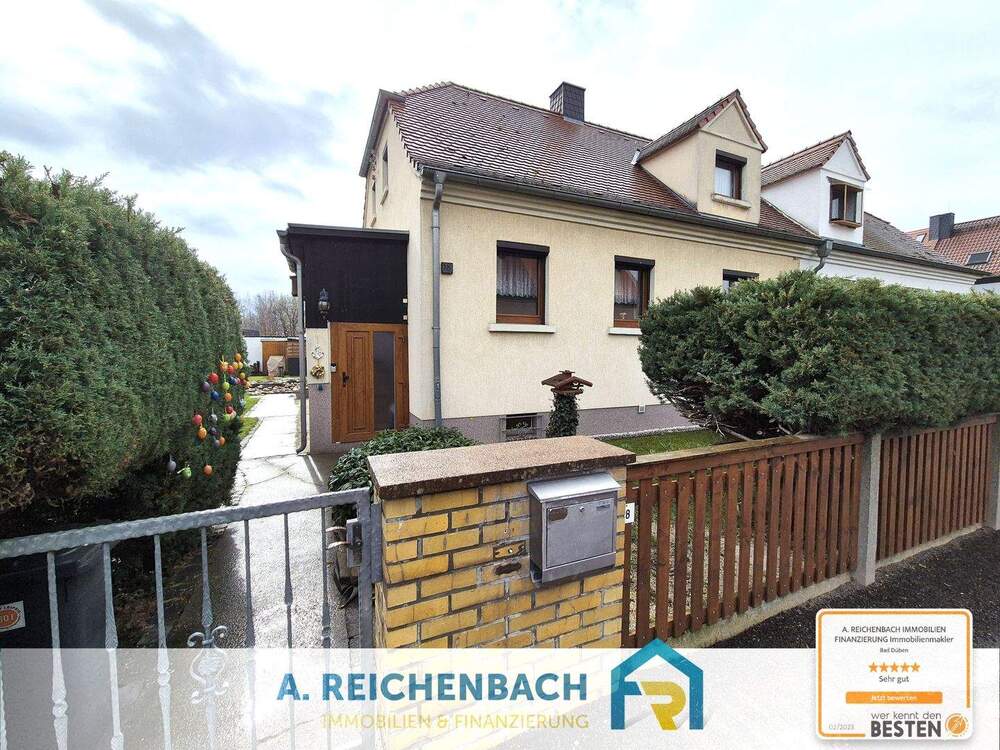 Thumbnail-Doppelhaushälfte in ruhiger Siedlungslage in Leipzig-Portitz zu verkaufen! Ab mtl. 1.497,00 EUR!