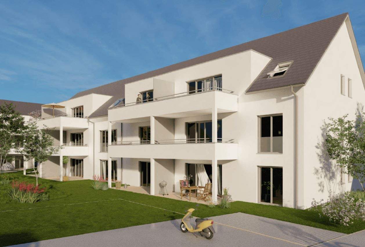 Thumbnail-Moderne 3-Zimmer-Wohnung in Weil am Rhein mit Balkon und Tiefgarage