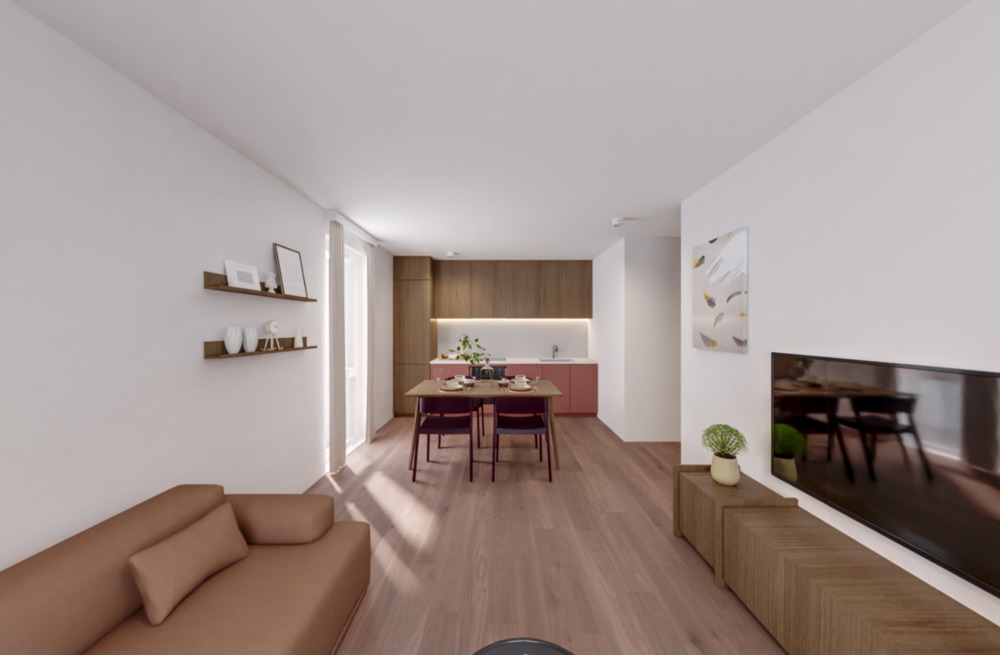 Thumbnail-2-Zimmer Extra Large mit exklusiven Gemeinschaftsflächen: Padelplatz, Fitness, Dachterrasse & mehr