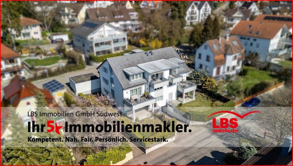 Thumbnail-Stilvolle 3-Zimmer-Wohnung mit großem Balkon, Aufzug und Tiefgarage