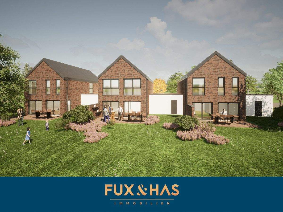 Thumbnail-VERKAUFT: Neubau Kettenhaus in Bawinkel - Modernes Eigenheim mit Garten & Carport im KFW-40-QNG Standard!