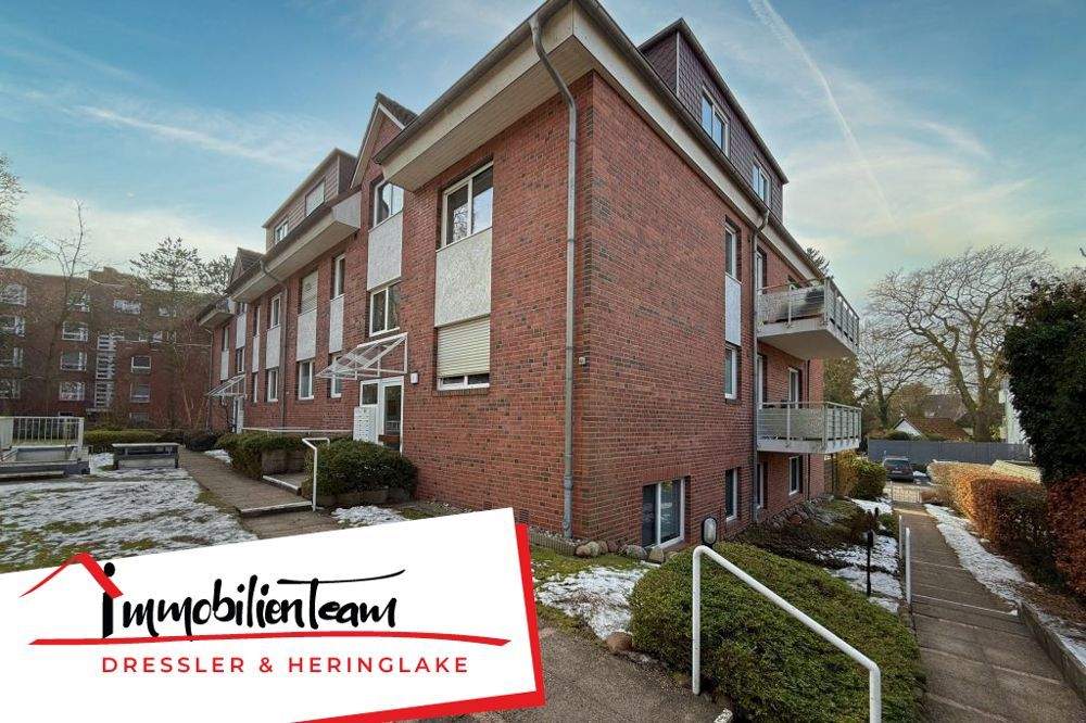 Thumbnail-gemütliche 3 Zi. DG-Wohnung in Hamburg Rissen: 74 m² mit Südwest-Loggia & Garage in familiärer Lage