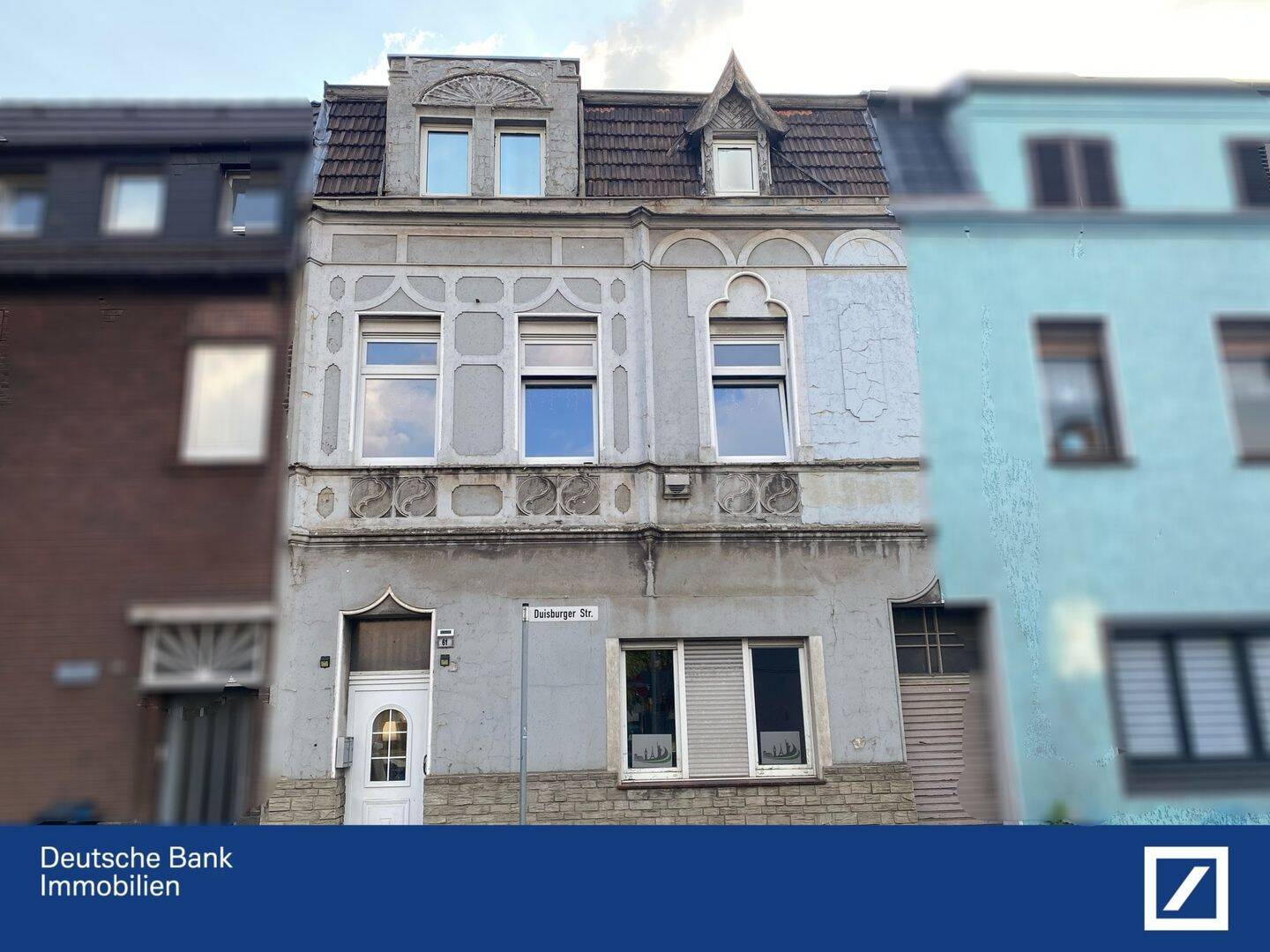 Vorderansicht des Hauses