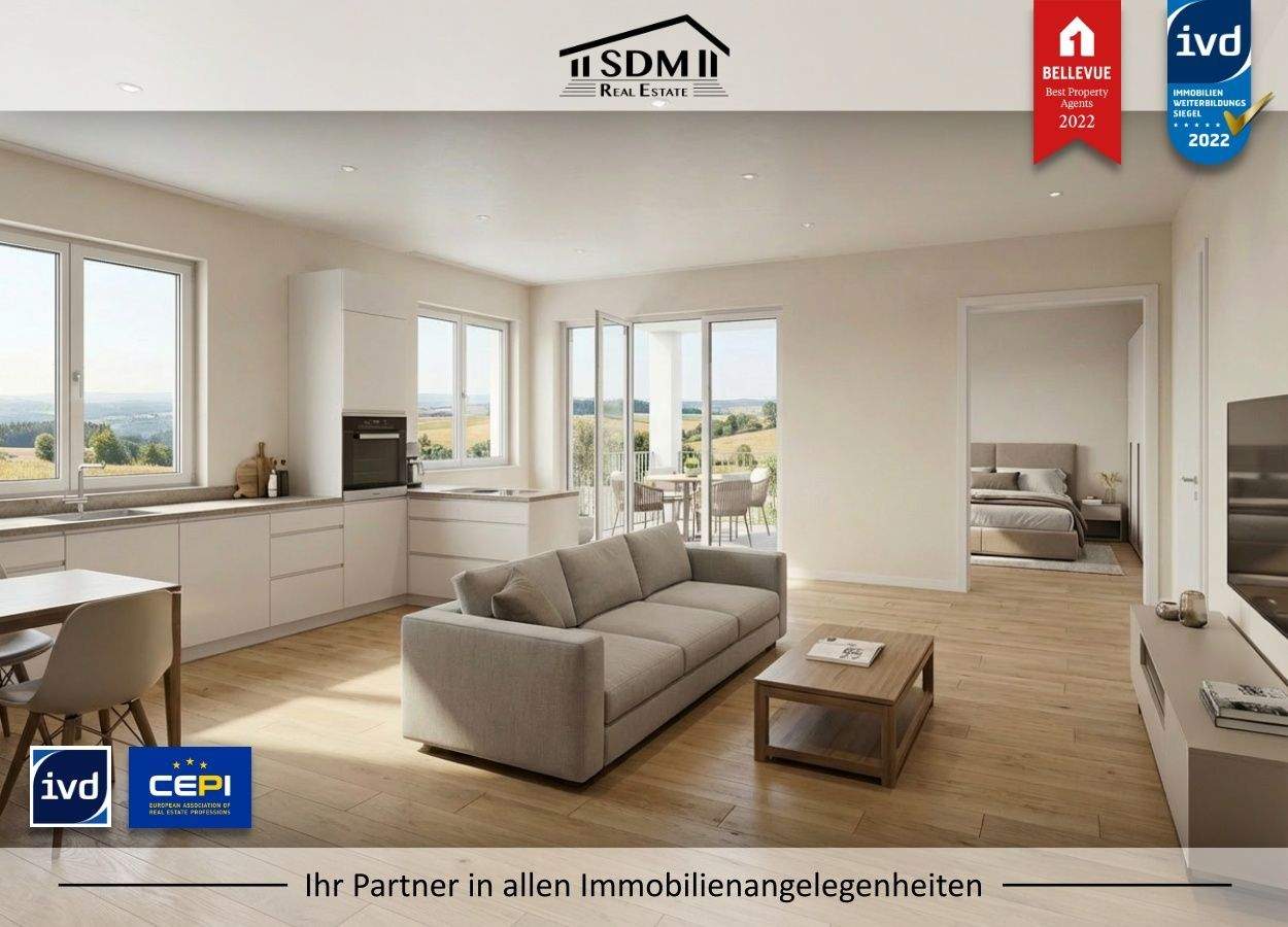 Thumbnail-MEHR ALS VIER WÄNDE: Großzügige Wohnung mit Weitblick