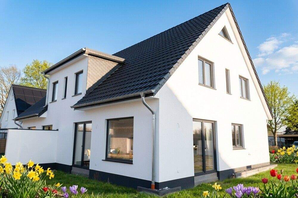 Thumbnail-Grillsaison auf der eigenen Terrasse starten: Neubau-Doppelhaushälfte in begehrter Lage