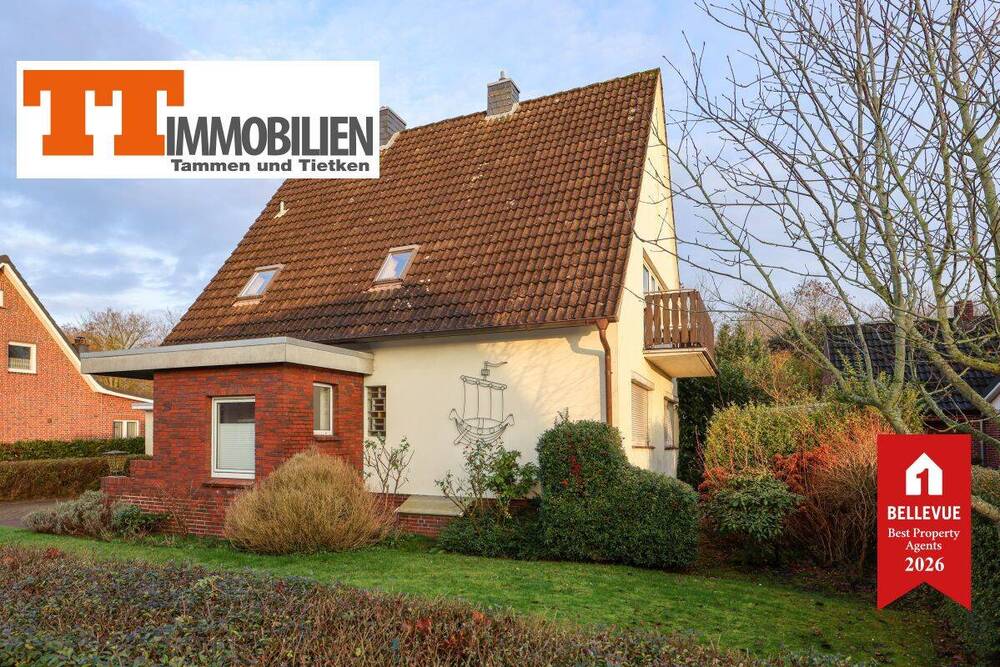 Thumbnail-Platz für Familie, Ideen + Träume - solides Einfamilienhaus in ruhiger Lage von Sande!