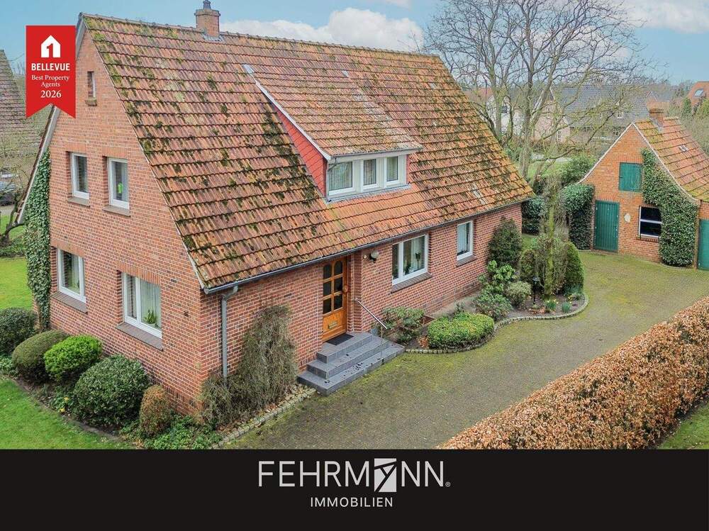 Thumbnail-Einfamilienhaus mit Nebengebäude mit Potenzial in ruhiger Wohnlage von Neuenhaus-Grasdorf zum Kauf