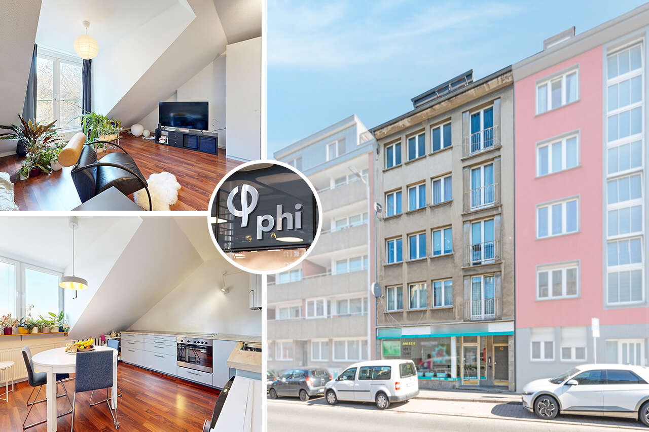 Thumbnail-PHI Aachen - Charmante Dachgeschosswohnung in zentraler Lage von Aachen!