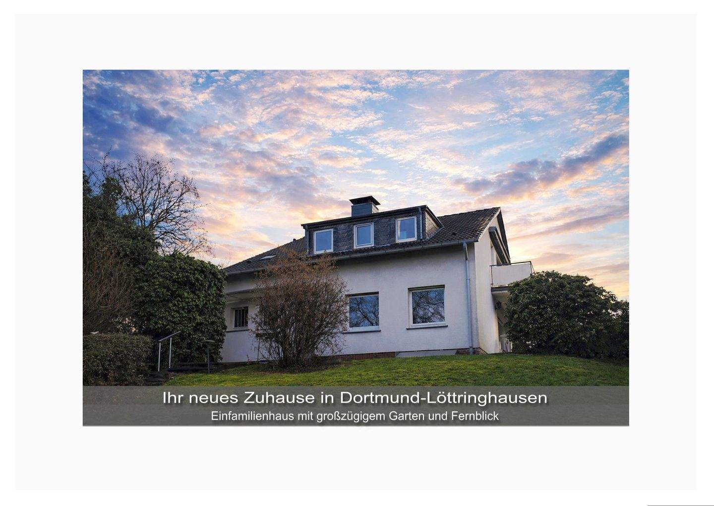 Thumbnail-Ihr neues Zuhause in Dortmund-Löttringhausen - Einfamilienhaus mit großzügigem Garten und Fernblick