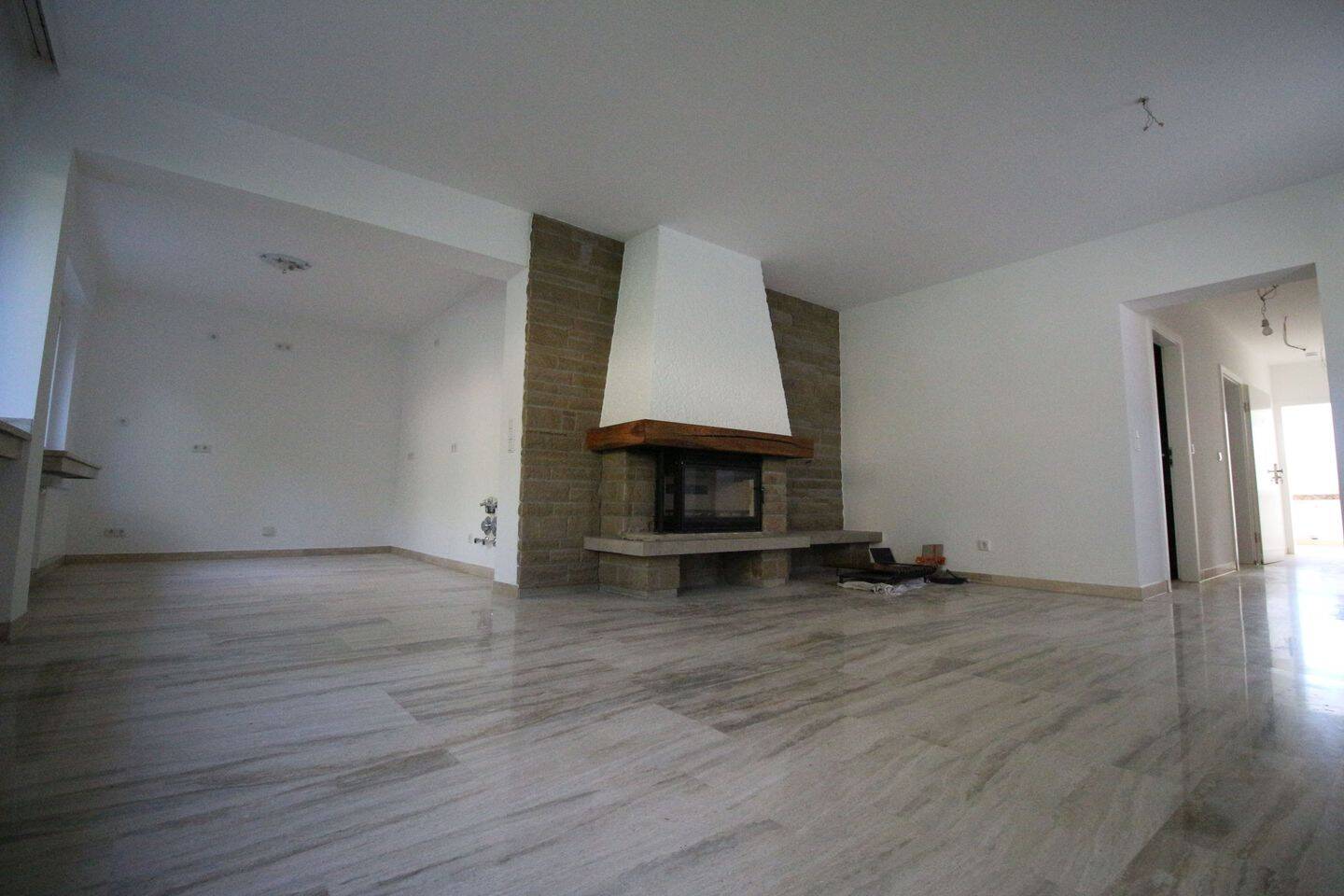 Esszimmer mit Kamin